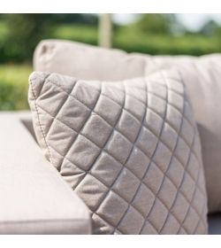 Scatter Cushions x 2 Quilted - Taupe