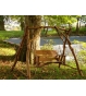 Oak Garden Swing Seat 2
