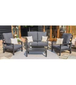 Manhattan Reclining 2 Seat Sofa Set with Coffee Table