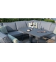 New York New York U Shaped Sofa Set - With Rising Table