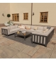 Home Ibiza U Shape Sofa Set with Square Coffee Table
