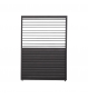Titan 1. 2Aluminium Louvres Adjustable Side Wall for 3.6m