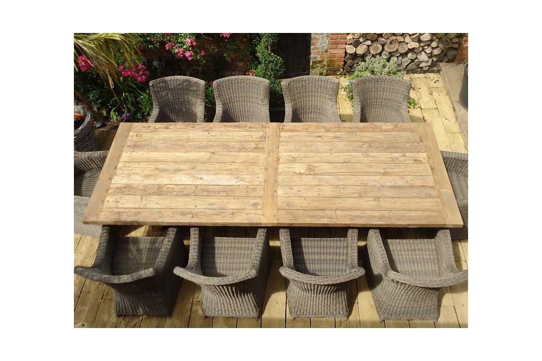 Valencia Dinning Table 3m X 1 1m, Valencia Outdoor Furniture
