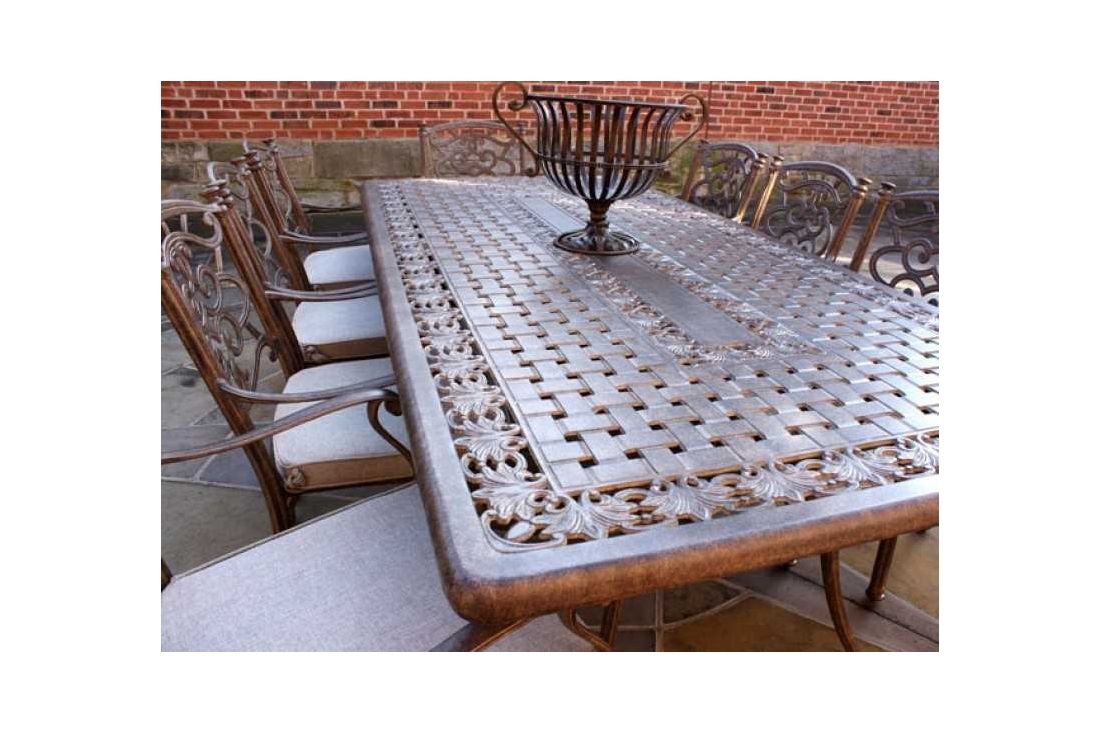 Casino 10 seater Rectangle table & chairs Set