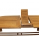 Teak Tables Chunky 180cm to 250cm ext table FSC® Certified