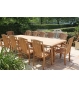 Chunky Table 3m 12 Westminster Stacking Chairs